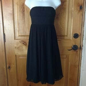 Black J Crew strapless Party Dress - size 0